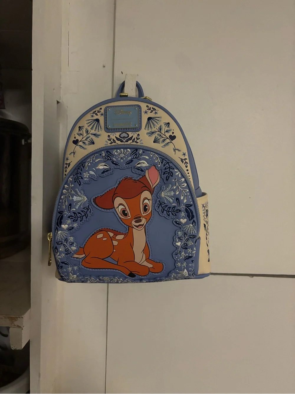 Loungefly Disney Bambi Mini Backpack - Blue and Cream